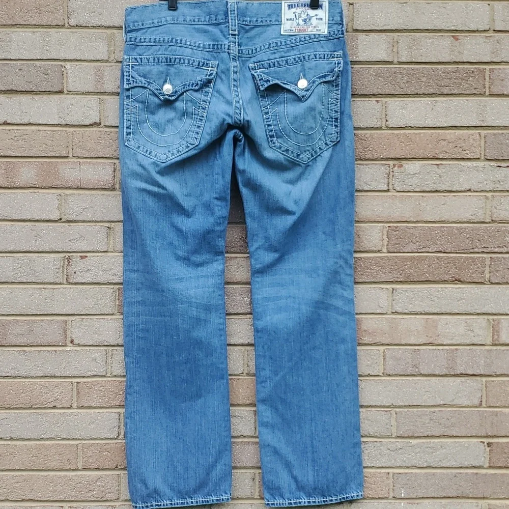 True Religion Jeans Straight with Flap Pockets Size 36